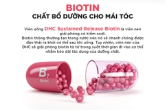 DHC Combo Kích Mọc Tóc 60 Ngày Nhật Bản ( DHC Kẽm 60viên, DHC Biotin 60 viên)