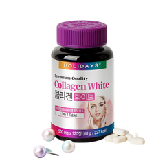 Viên uống collagen trắng sáng hồng da Holidays Premium 120 viên Hàn Quốc