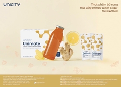 Unimate Chanh Gừng Unicity- Nước Uống Chăm Sóc Não Bộ, Bổ Sung Năng Lượng, Hỗ Trợ Đốt Mỡ 30 gói