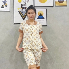 SP_47 Bộ đồ pijama BOLOBALA bộ ngủ pizama lửng chất mango mềm mịn họa tiết dễ thương