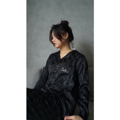 SP_37 Đồ bộ pijama BOLOBALA mặc nhà tay dài quần dài chất lụa xước đủ màu