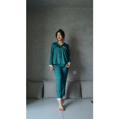 SP_37 Đồ bộ pijama BOLOBALA mặc nhà tay dài quần dài chất lụa xước đủ màu