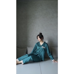 SP_37 Đồ bộ pijama BOLOBALA tay dài quần dài lụa xước cao cấp mặc nhà