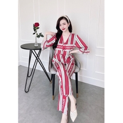 SP_06 Đồ bộ pijama BOLOBALA latin tay áo lỡ bèo quần dài, thiết kế mới, tiểu thư.