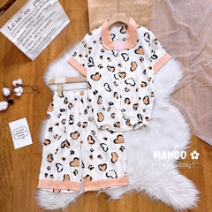SP_47 Bộ đồ pijama BOLOBALA bộ ngủ pizama lửng chất mango mềm mịn họa tiết dễ thương