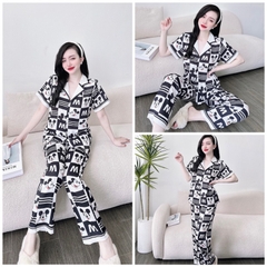 SP_107 Đồ bộ pijama BOLOBALA mặc nhà quần dài áo tay ngắn form truyền thống chất lụa latin may siêu kĩ, đẹp xuất sắc