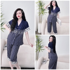 SP_118 Đồ bộ pijama BOLOBALA mặc nhà quần lửng áo tay ngắn chất lụa xước đa dạng hoạ tiết & màu sắc