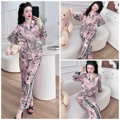 Đồ bộ pijama BOLOBALA cho nữ mặc nhà quần dài áo tay dài chất lụa latin SP_171 mẫu mới Tết/Xuân 2024 cực xinh