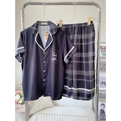 SP_185 Đồ bộ pijama BOLOBALA nữ mặc nhà quần lửng áo tay ngắn chất lụa latin hàng Teddy cực sang, xịn, đẹp