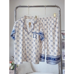SP_185 Đồ bộ pijama BOLOBALA nữ mặc nhà quần lửng áo tay ngắn chất lụa latin hàng Teddy cực sang, xịn, đẹp