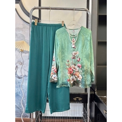 BỘ ÁO BÀ BA TRUYỀN THỐNG HÀNG LADY SP_234 HOẠ TIẾT TẾT 2025 NGẬP TRÀN SẮC XUÂN