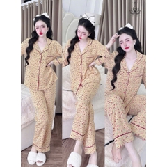 Đồ bộ pijama BOLOBALA nữ SP_254 mặc nhà quần dài áo tay dài phom truyền thống chất lụa mango đẹp