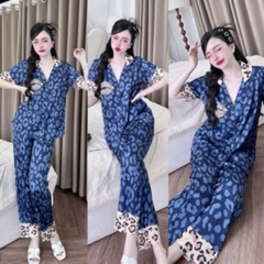 Đồ bộ pijama BOLOBALA SP_253 mặc nhà quần dài áo tay ngắn chất lụa latin mẫu mới
