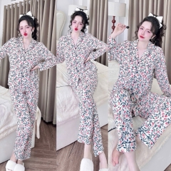 Đồ bộ pijama BOLOBALA SP_256 mặc nhà quần dài áo tay dài chất lụa mango cực mịn, hàng đẹp