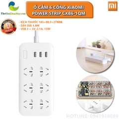 Ổ cắm 6 cổng Xiaomi Power Strip CXB6-1QM