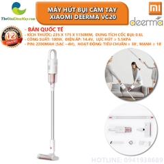 [Bản quốc tế] Máy hút bụi cầm tay Xiaomi Deerma Vacuum Cleaner VC20