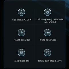 Củ sạc nhanh 20W Cukteck HA716