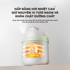 Máy xay nấu thức ăn, máy xay ăn dặm 350ml Bear BFM-045KN