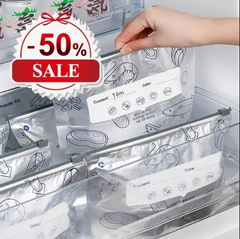 Set 10 túi zip bạc để tủ lạnh