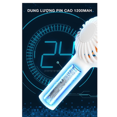 Quạt cầm tay mini Qualitell Y2 ZSC230613 Pin 1200mAh