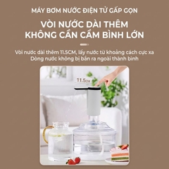 Máy Bơm nước mini tại vòi Quange điện áp 5V-1A,công suất 4W có thể gấp gon
