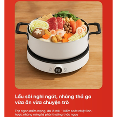 Bếp từ miLife N2 9 mức nhiệt, hẹn giờ, đun liu riu