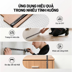 Thước dây cuộn tự khóa Atuman TP1 dài 3m, độ chính xác cao