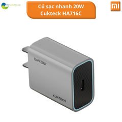 Củ sạc nhanh 20W Cukteck HA716