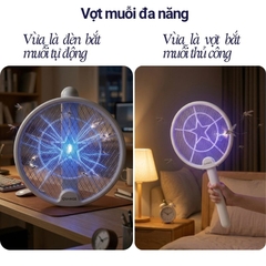 Vợt muỗi đa năng gấp gọn Quange SW1 – Vừa là vợt muỗi, vừa là đèn bắt muỗi tự động