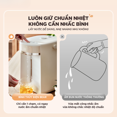 Bình thuỷ điện đun nước nóng và giữ nhiệt 5L Bear EWB-5H50M54