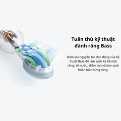 Bàn chải đánh răng điện sóng âm Oscillation Electric Toothbrush White GL BHR9814GL