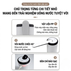 Máy Bơm nước mini tại vòi Quange điện áp 5V-1A,công suất 4W có thể gấp gon