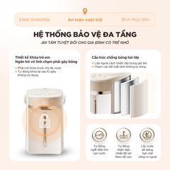Bình thuỷ điện đun nước nóng và giữ nhiệt 5L Bear EWB-5H50M54