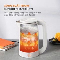 Ấm siêu tốc Gaabor EK20M-WH02A dung tích 2L công suất 1500W