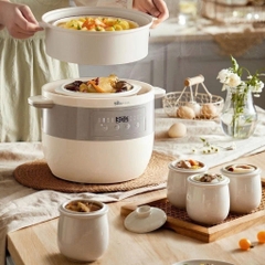 Nồi nấu chậm đa năng Bear DDZ-B25Q3 dung tích 2.5L kèm xửng hấp