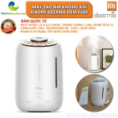 [Bản quốc tế] Máy phun sương tạo ẩm không khí Xiaomi Deerma DEM F600 dung tích 5L