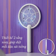 Vợt muỗi đa năng gấp gọn Quange SW1 – Vừa là vợt muỗi, vừa là đèn bắt muỗi tự động