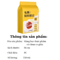 Màng bọc thực phẩm dạng rút siêu dai Milanahome chất liệu PE an toàn, ngăn mùi và côn trùng