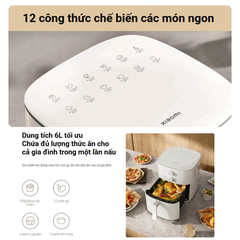 Nồi chiên không dầu Xiaomi Air Fryer Essential MAF13 6L