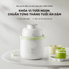 Máy xay nấu thức ăn, máy xay ăn dặm 350ml Bear BFM-045KN