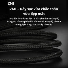 Cáp sạc Lightning ZMI AL853 1.5m