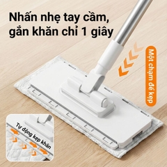 Cây Chổi Lau Nhà Đa Năng Thế Hệ Mới – Phù Hợp Với 99% Giẻ Lau Trên Thị Trường