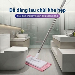 Cây Chổi Lau Nhà Đa Năng Thế Hệ Mới – Phù Hợp Với 99% Giẻ Lau Trên Thị Trường