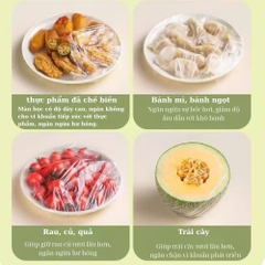 Màng bọc thực phẩm dạng rút siêu dai Milanahome chất liệu PE an toàn, ngăn mùi và côn trùng