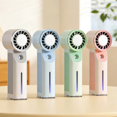 Quạt phun sương tích điện cầm tay mini có sò lạnh Solove MLS6212B - Bảo hành 1 tháng