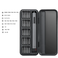 Bộ tua vít điện AtuMan E2 210RPM với điều chỉnh tốc độ kép, 25 đầu tua vít