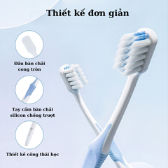 Bàn chải chuyên dụng cho răng chỉnh nha, niềng răng đầu bàn chải chữ U