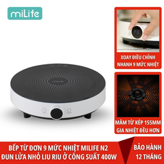 Bếp từ miLife N2 9 mức nhiệt, hẹn giờ, đun liu riu