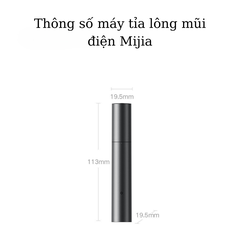 Máy cắt lông mũi Xiaomi Mijia MJGHB1LF