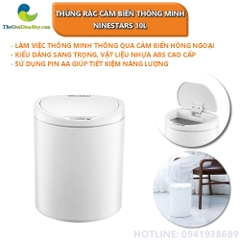 Thùng rác cảm biến thông minh NINESTARS 10L